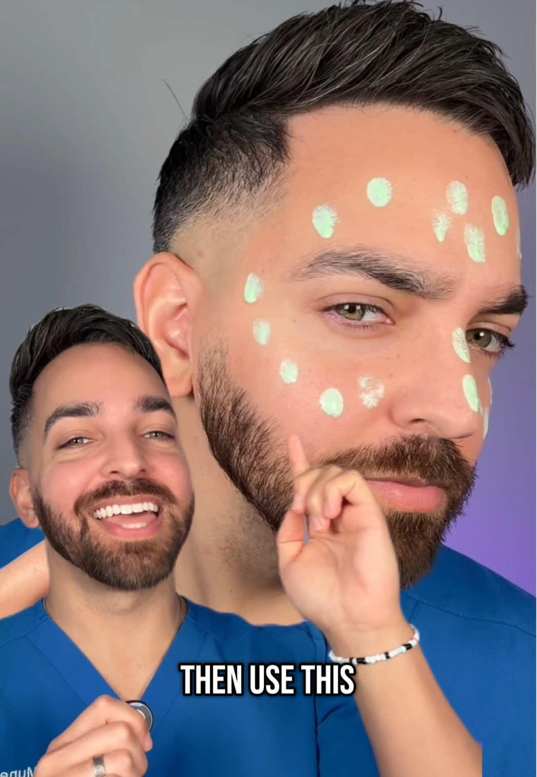 TikTok post by @dermdoctor for EltaMD. Caption reads: REDNESS’S WORST NIGHTMARE: THE NEW ELTAMD UV SKIN....