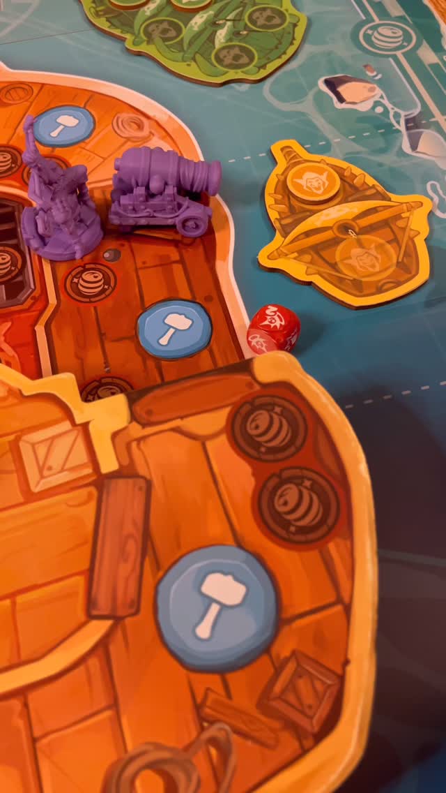 Instagram post by an influencer for Arkada Studio. Caption reads: The One Boardgame… IT DOES EXIST! 🏴‍☠️ Legends of....