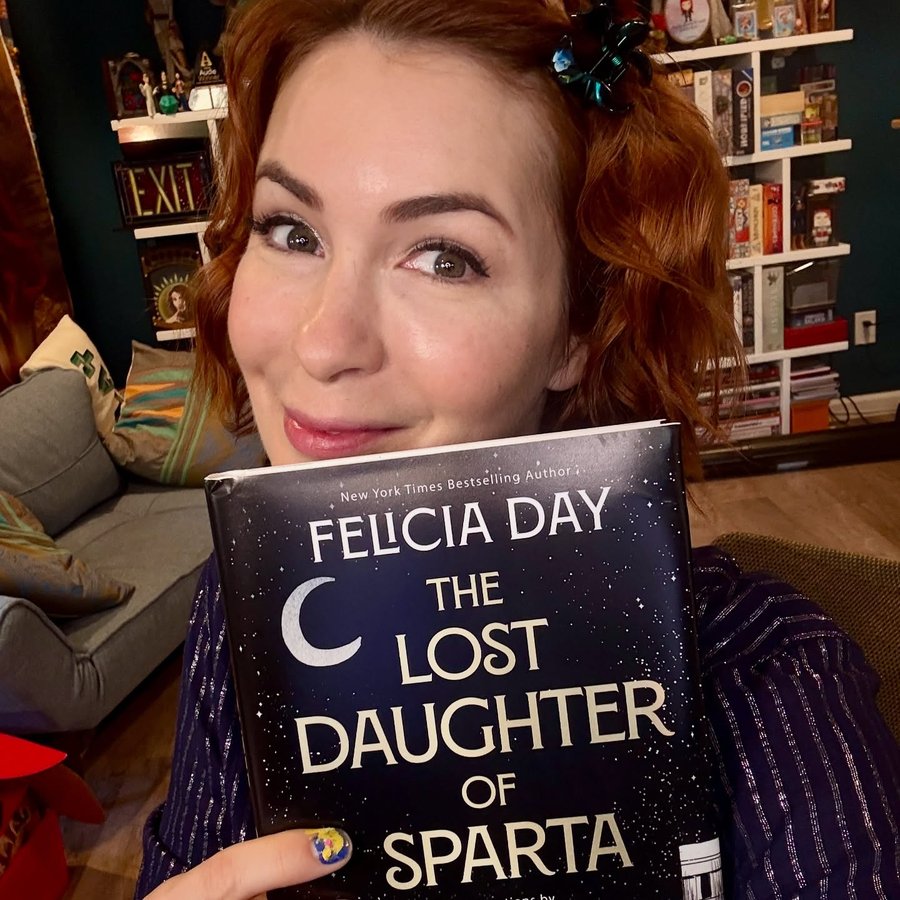 Instagram post by @feliciaday for Gallery Books Group. Caption reads: Hi! ICYMI I announced my graphic novel debut last....