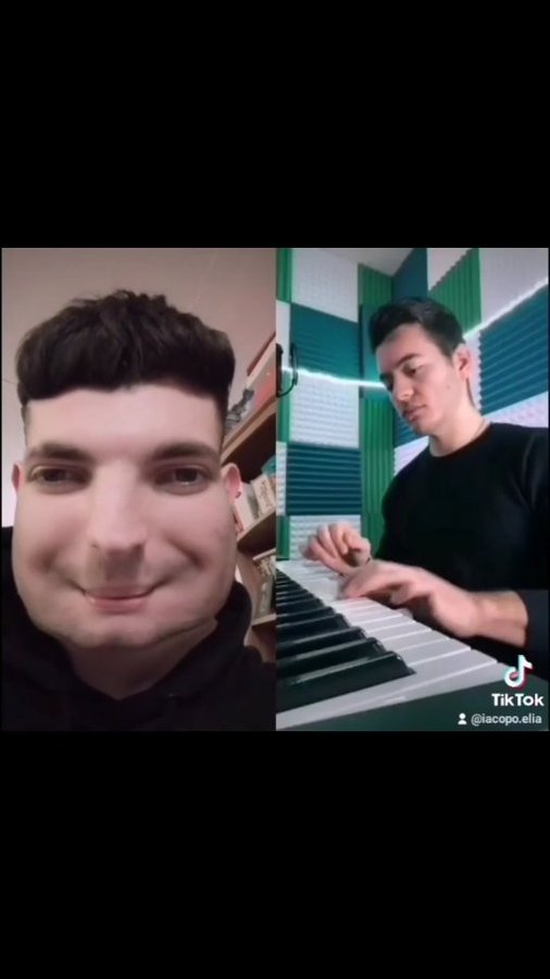 Instagram post by @iacopo.elia for TikTok Trends. Caption reads: ʟᴀ ᴍɪᴀ ʀᴇᴀᴢɪᴏɴᴇ ᴀʟʟᴀ ғɪɴᴇ😧🐷🤣 #Tiktok #Instagram....