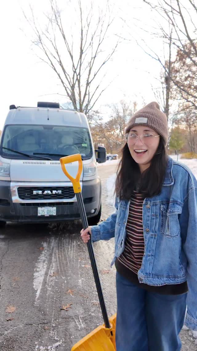 Instagram post by @f1elly for Michelin. Caption reads: The Illi-van Adventures begins!!! (I’m cold)....