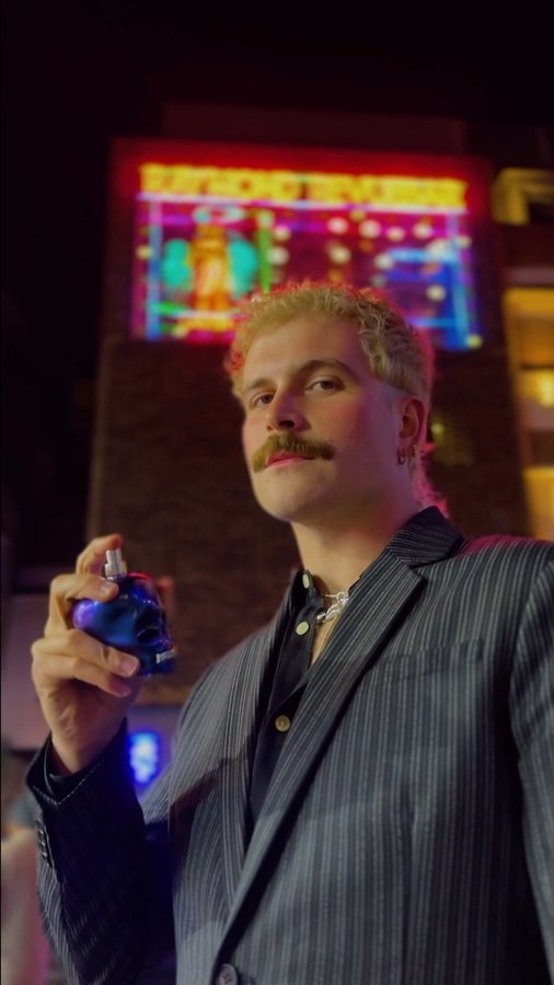 Instagram post by @houseofdvey for Police Lifestyle. Caption reads: Step into your future. Find your avatar, find your....