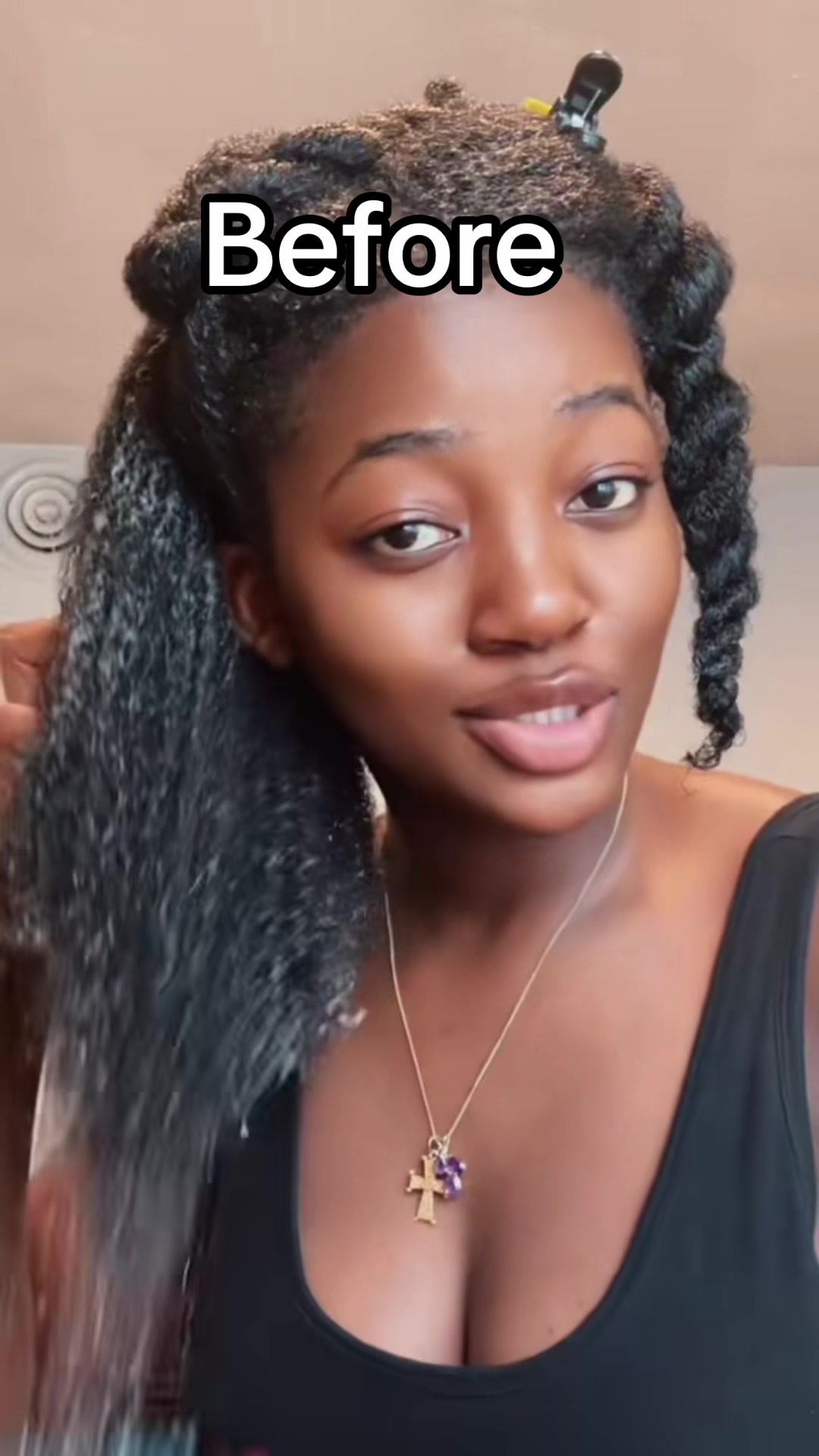 TikTok post by @francieli847 for Bask and Lather Co. Caption reads: @Bask and Lather Co #fyp #viralvideo [...].