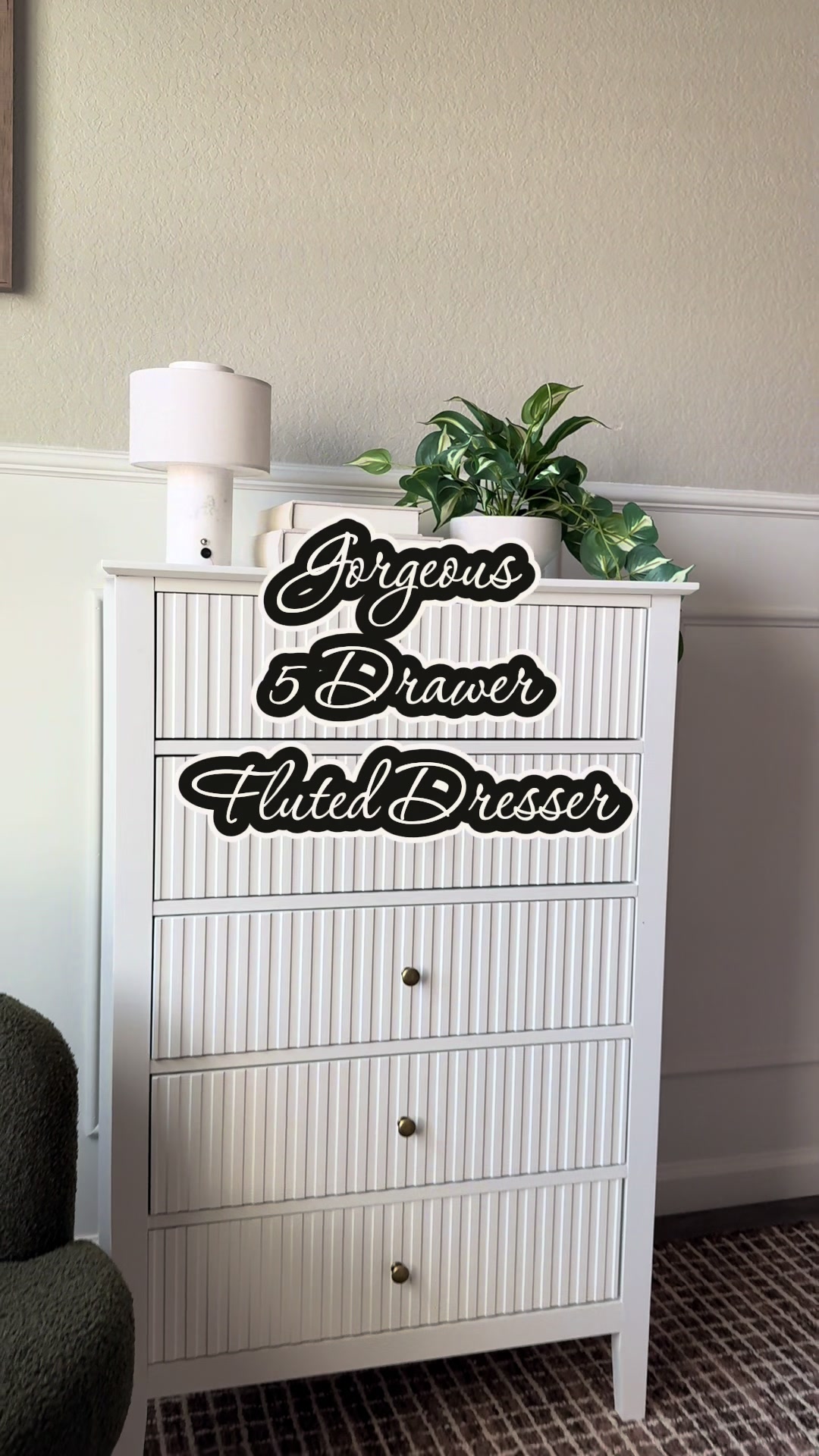 TikTok post by @homewithkasandra for Royalcraft. Caption reads: [...] #titokshop #furniturefinds @Royalcraft Home.