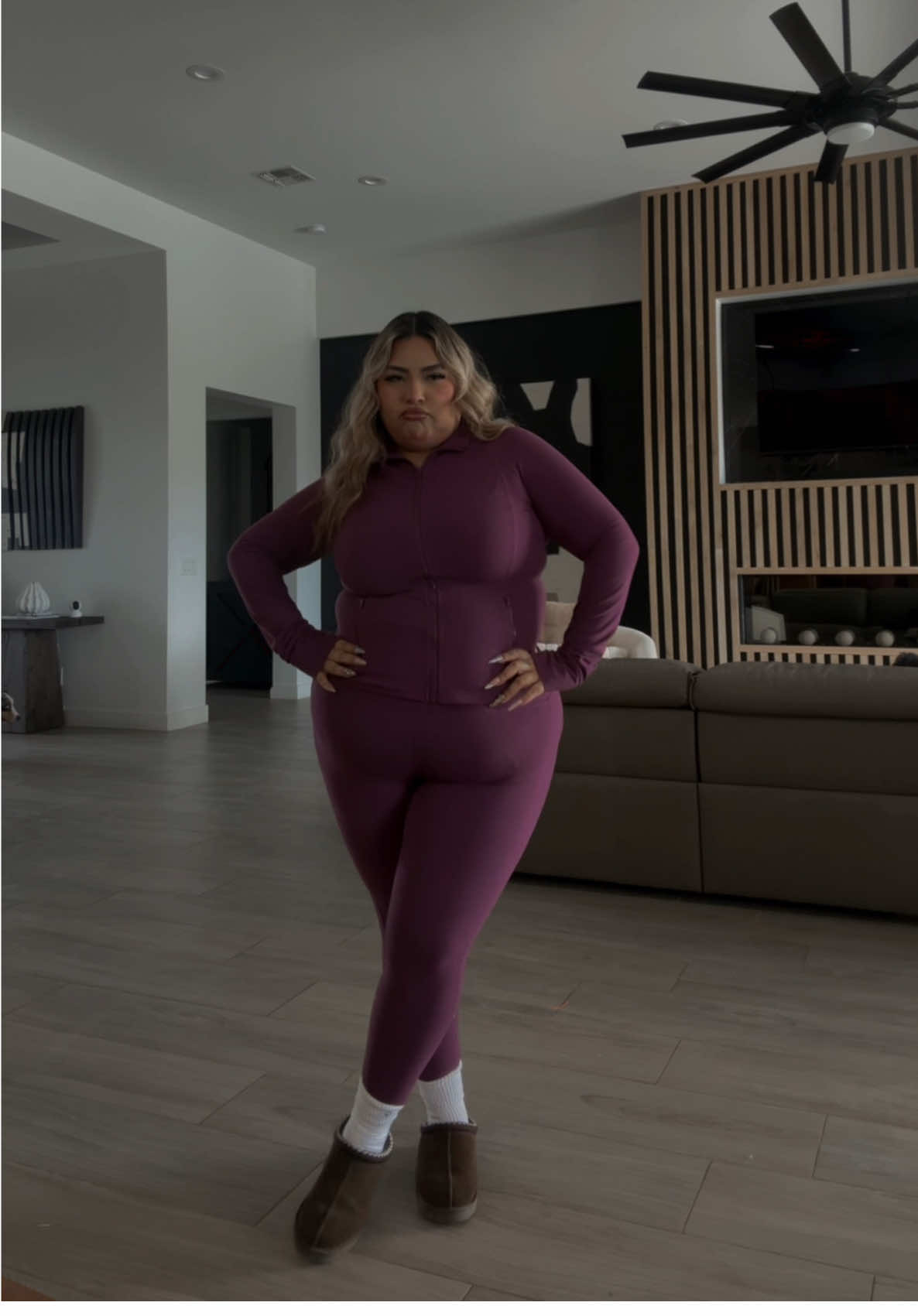 TikTok post by @melanieangelese for Glowmode. Caption reads: got mine in the cherry cola color🍇 @Glowmode....