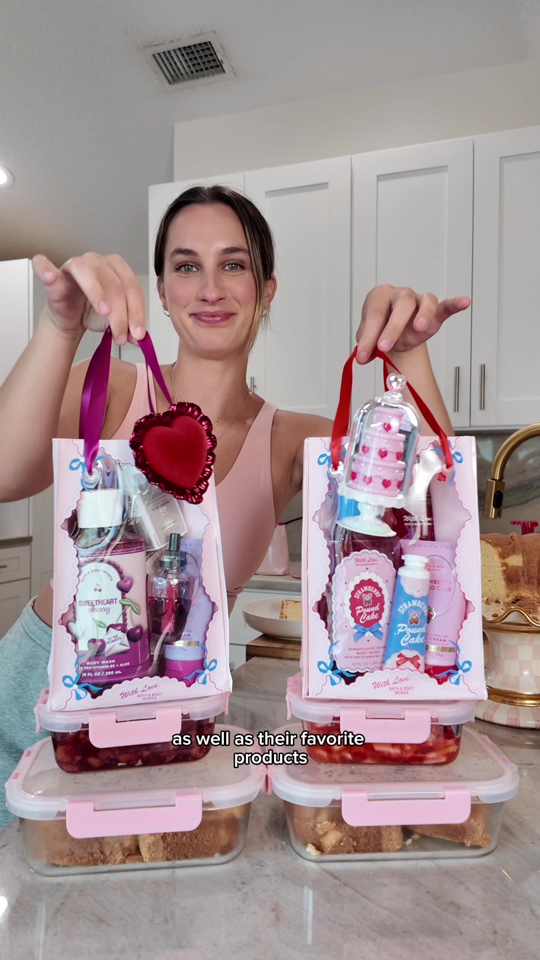 TikTok post by @itsmacksmacs for Bath & Body Works. Caption reads: #AD Pretty sure this whole @Bath & Body Works....