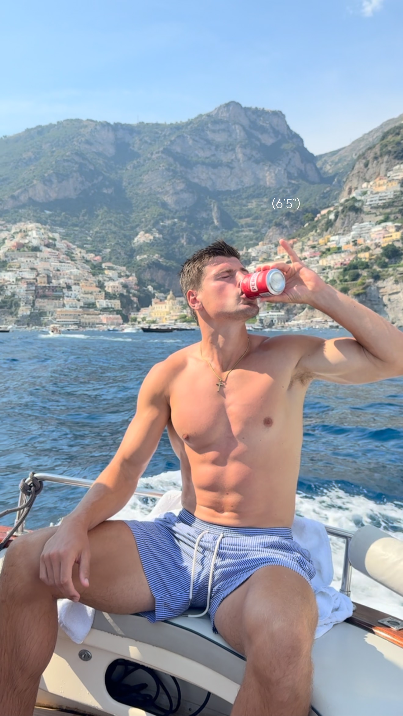 Instagram post by @jackfloood for Peroni Nastro Azzurro. Caption reads: Refreshing @peroninastroazzurro.