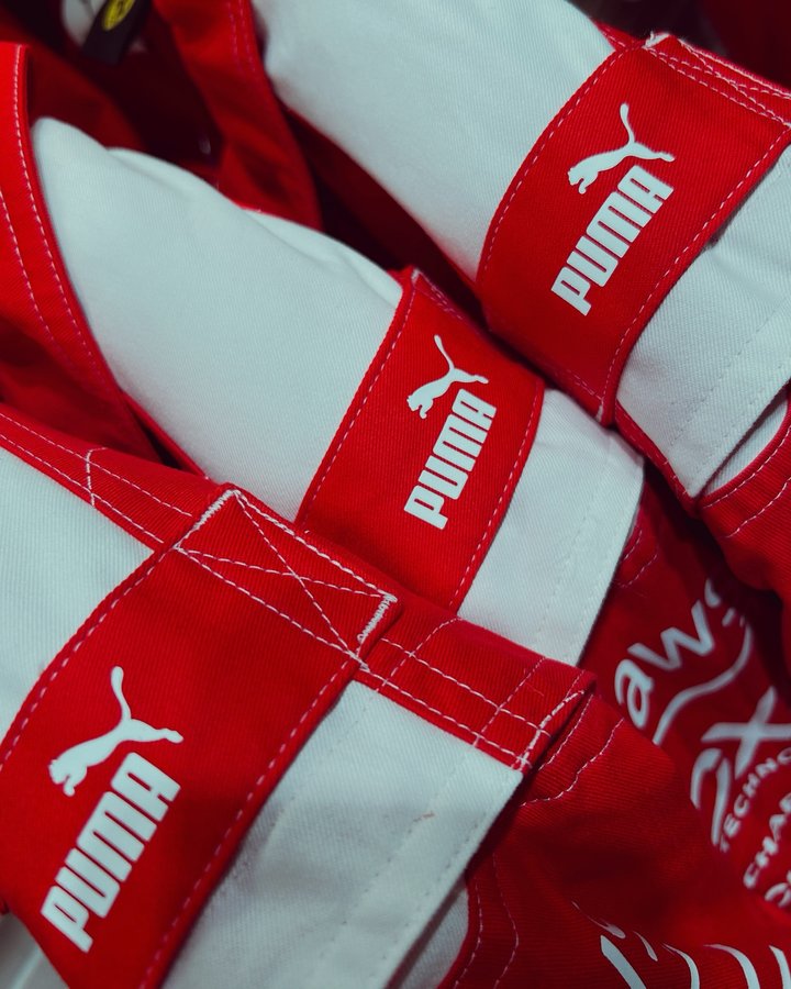 Instagram post by @itsohrouge for Ferrari. Caption reads: Postcards from the Ferrari Store Event ✨❤️ I think....