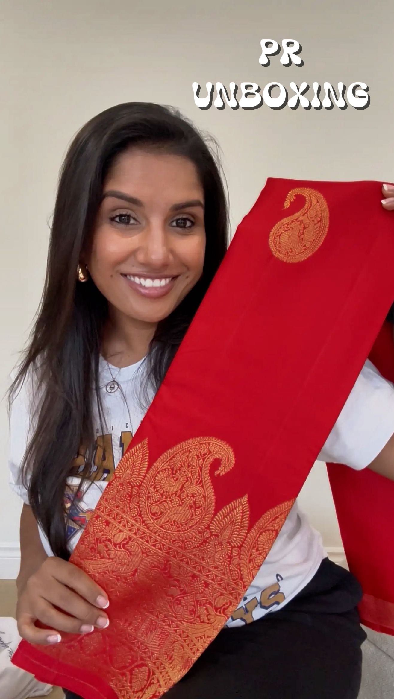 Instagram post by @tanya.yoganathan for Dove. Caption reads: Thank you to all of the brands that support and....