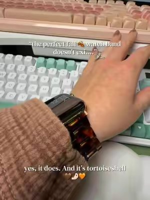 TikTok post by @mamallama.ashley for Solace Bands. Caption reads: @Solace Bands #watchband #applewatch....