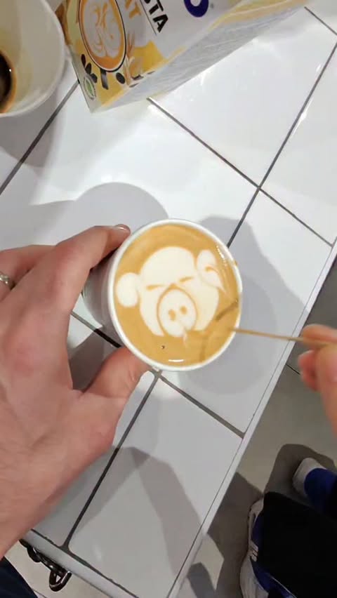 Instagram post by @deliric for Alpro. Caption reads: [...] e #reclama ca rulam cu @porc_a_porter @alpro....