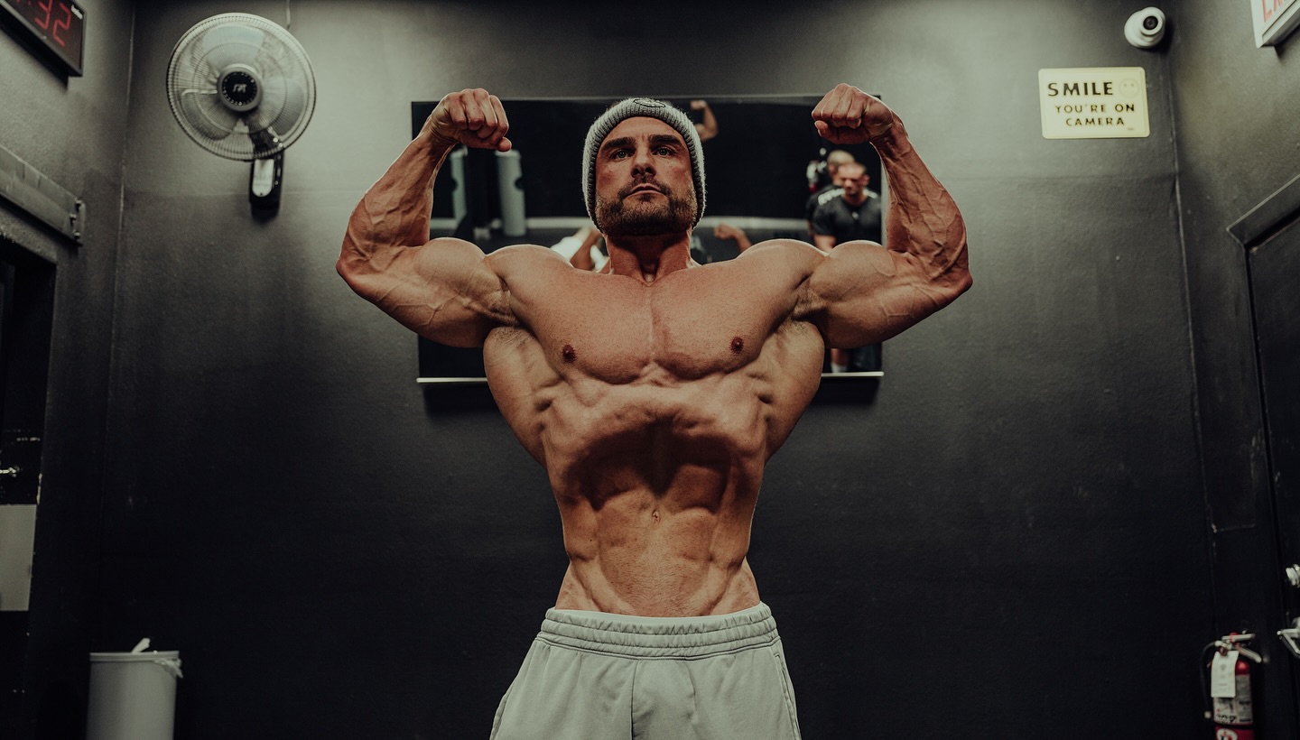 Instagram post by @ryanjterry for MYPROTEIN. Caption reads: I haven’t incorporated vacuum training for the....