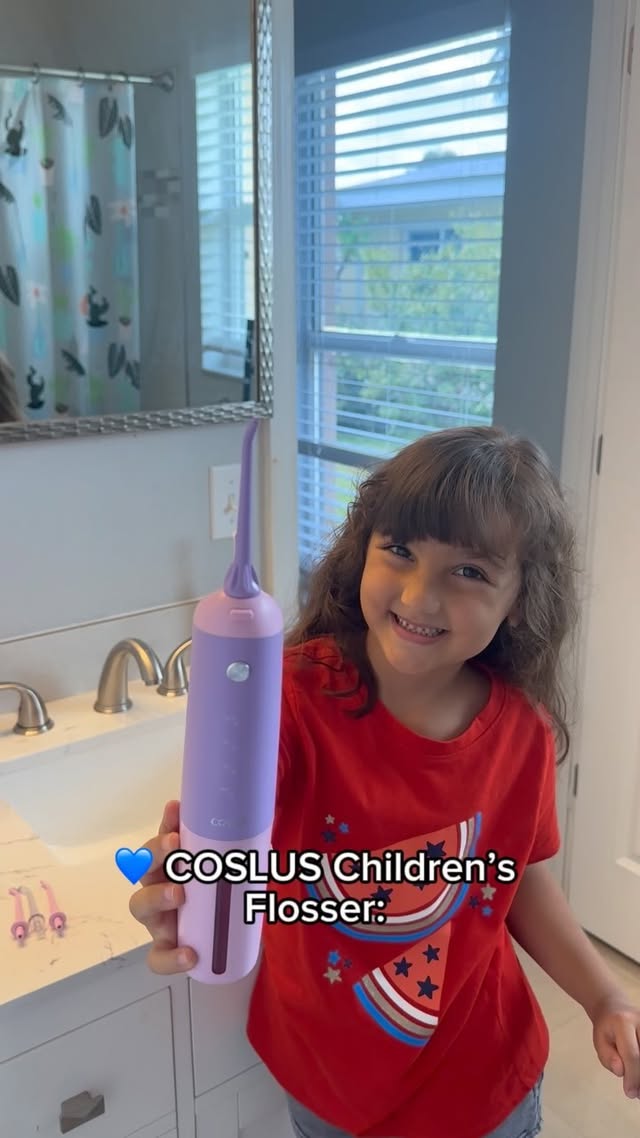 Instagram post by @kubikslife for COSLUS. Caption reads: [...] product is just what you need! 🦷✨ 💙 COSLUS....