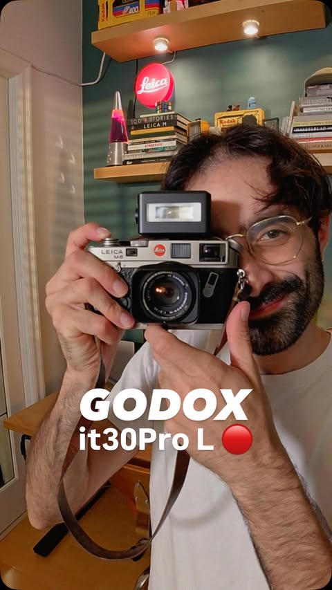 Instagram post by @ishkhanghazarian for Godox. Caption reads: @godox_global it30Pro L 🔴 Godox has released....