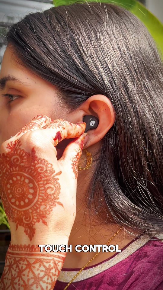 Instagram post by @khush2424 for Skullcandy. Caption reads: Turn the music up until your brain vibrates. That....