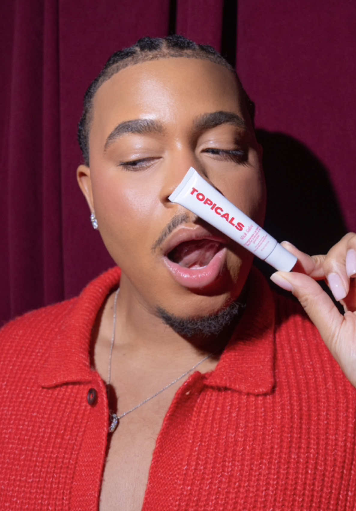 TikTok post by @scotfknlouie for TOPICALS. Caption reads: ‘DIVA 79’ by Scot Louie for @TOPICALS....