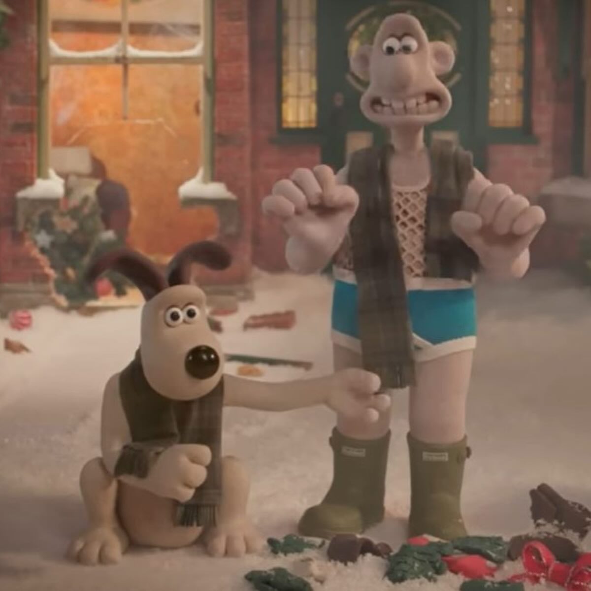 Instagram post by @worldofwallaceandgromit for OddBalls. Caption reads: [...] Wallace and Gromit underwear from....