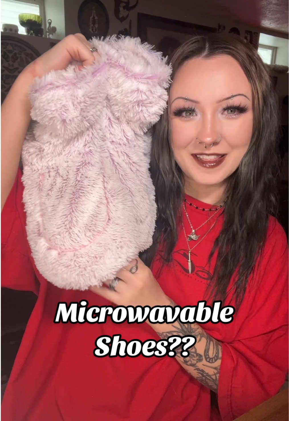 TikTok post by @jebstank for Warmies. Caption reads: It feels wrong.. but it’s so right. @Warmies....