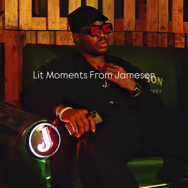 Instagram post by @thatlankyboii for Jameson Whiskey. Caption reads: Homecoming 2025 with @jamesonngr was 🔥

From....