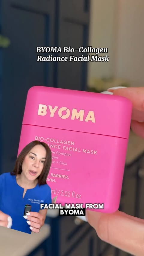 Instagram post by @dermguru for BYOMA. Caption reads: [...] jar? Diabolically ingenious. | #byomapartner....