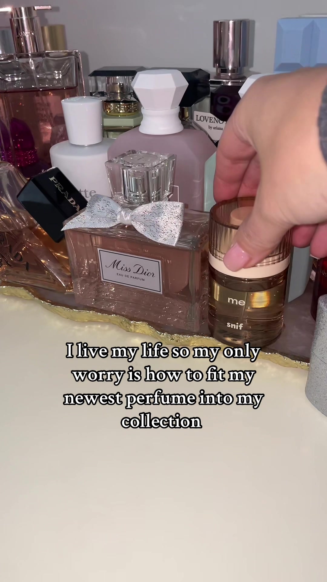 TikTok post by @linds6230 for Snif. Caption reads: [...] not let anything else stress me out 😅 @Snif....