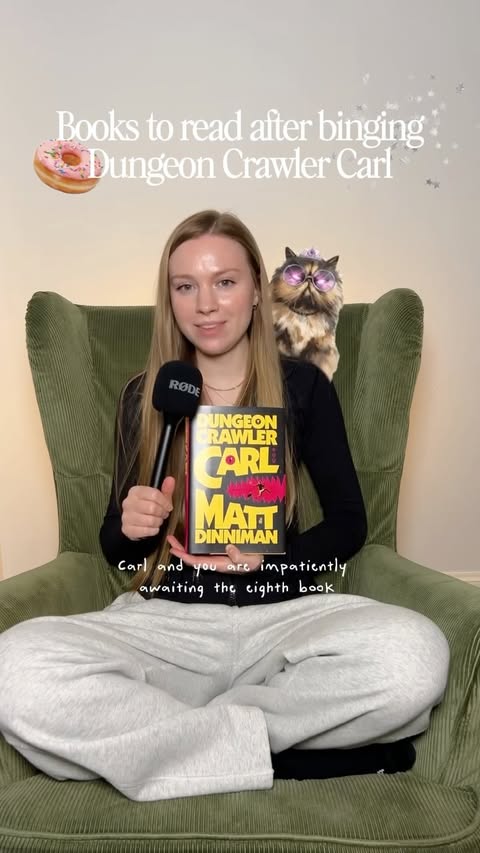 Instagram post by @seekingdystopia for Berkley Publishing Group. Caption reads: What to read after you’ve finished reading Dungeon....