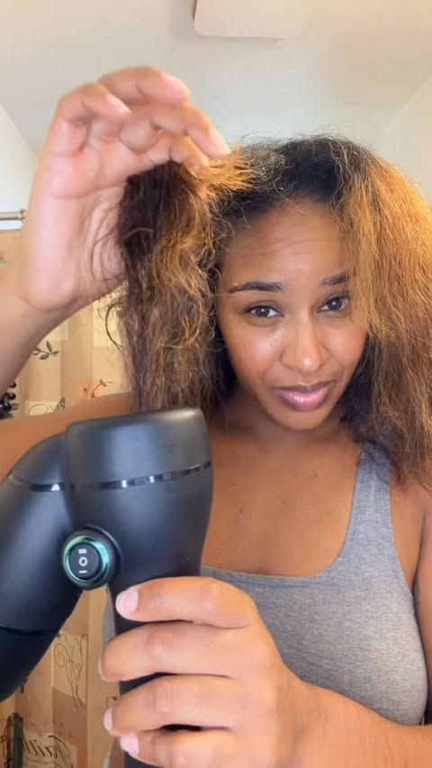 Instagram post by @puntha13 for RevAir • Reverse-Air Dryer. Caption reads: I had to pause for a second because WHAT?!?! 😳....