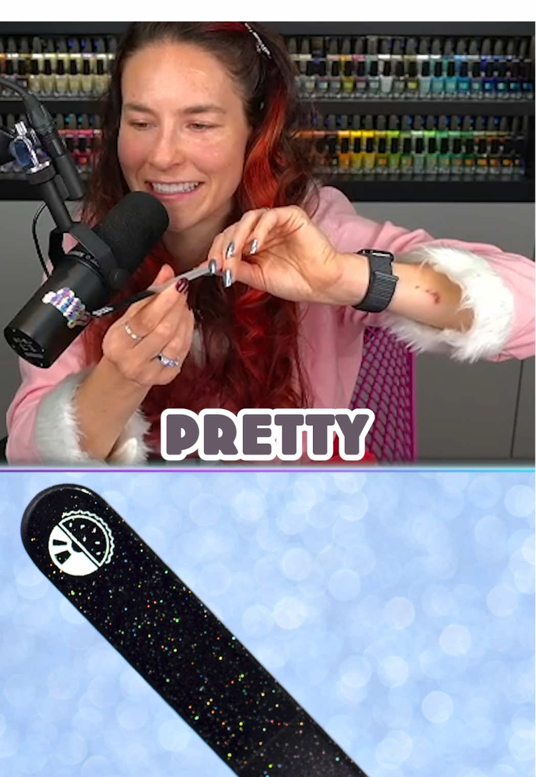 TikTok post by @simplynailogical for Holo Taco. Caption reads: DAY 1💅 @Holo Taco Advent Calendar item reveal👀🤔....