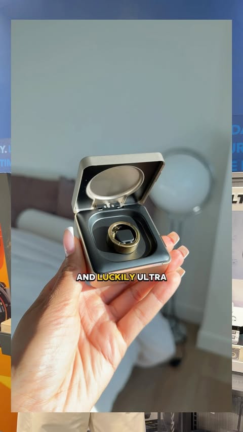 Instagram post by @riyadg for Ultrahuman. Caption reads: [...] 😎 finally got myself a Ring Pro!....