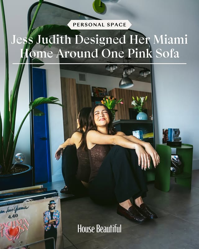 Instagram post by @jess.judith for House Beautiful. Caption reads: At just 24 years old, content creator @jess.judith....