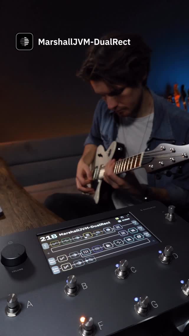 Instagram post by @johnconnearn for Neural DSP. Caption reads: BIG tones, lighting up Cortex Cloud in this week’s....