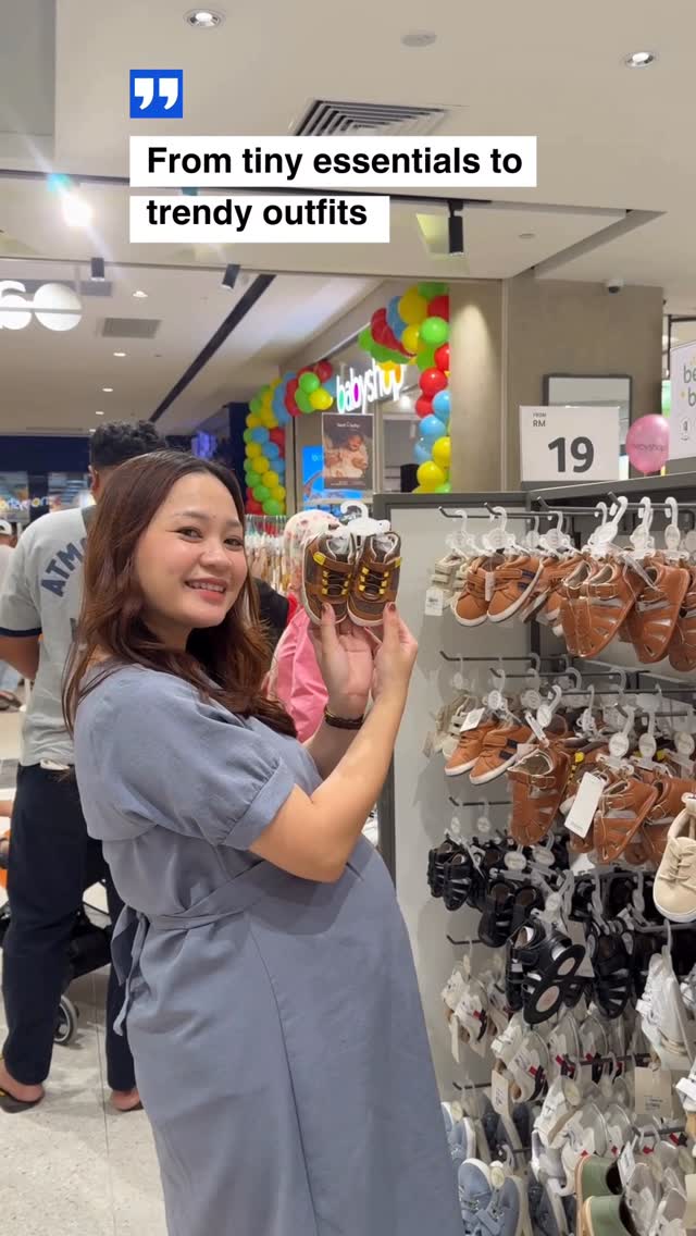 Instagram post by @vychola for Babyshop. Caption reads: 🎉 GRAND OPENING 🎉
Your baby’s new happy place is....