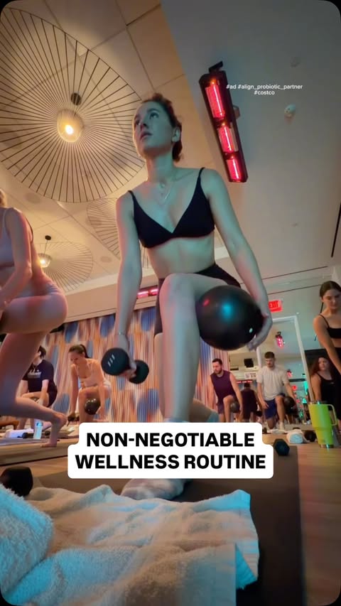 Instagram post by @allycase1 for Align Probiotics. Caption reads: #Ad #Align_Probiotic_Partner #Costco Wellness....