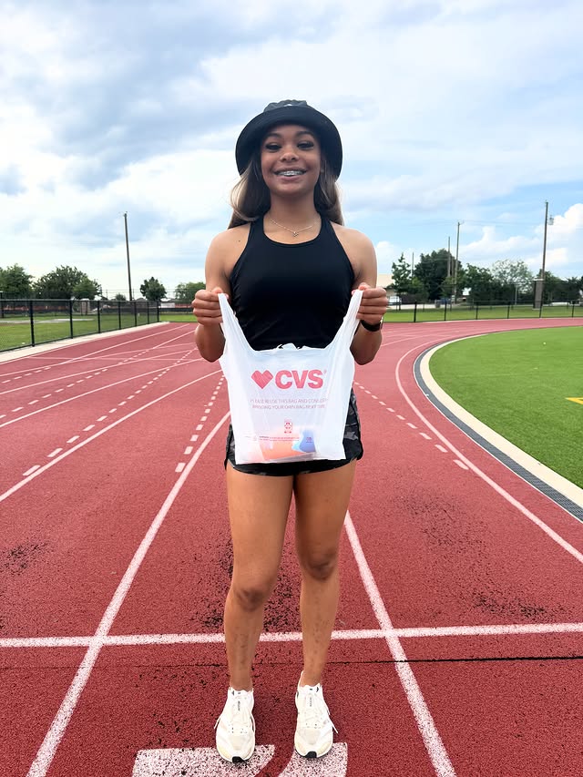 Instagram post by @jordy_runs for POSTGAME. Caption reads: [...] summer long. ☀️🏃🏽‍♀️ @CVSPharmacy....