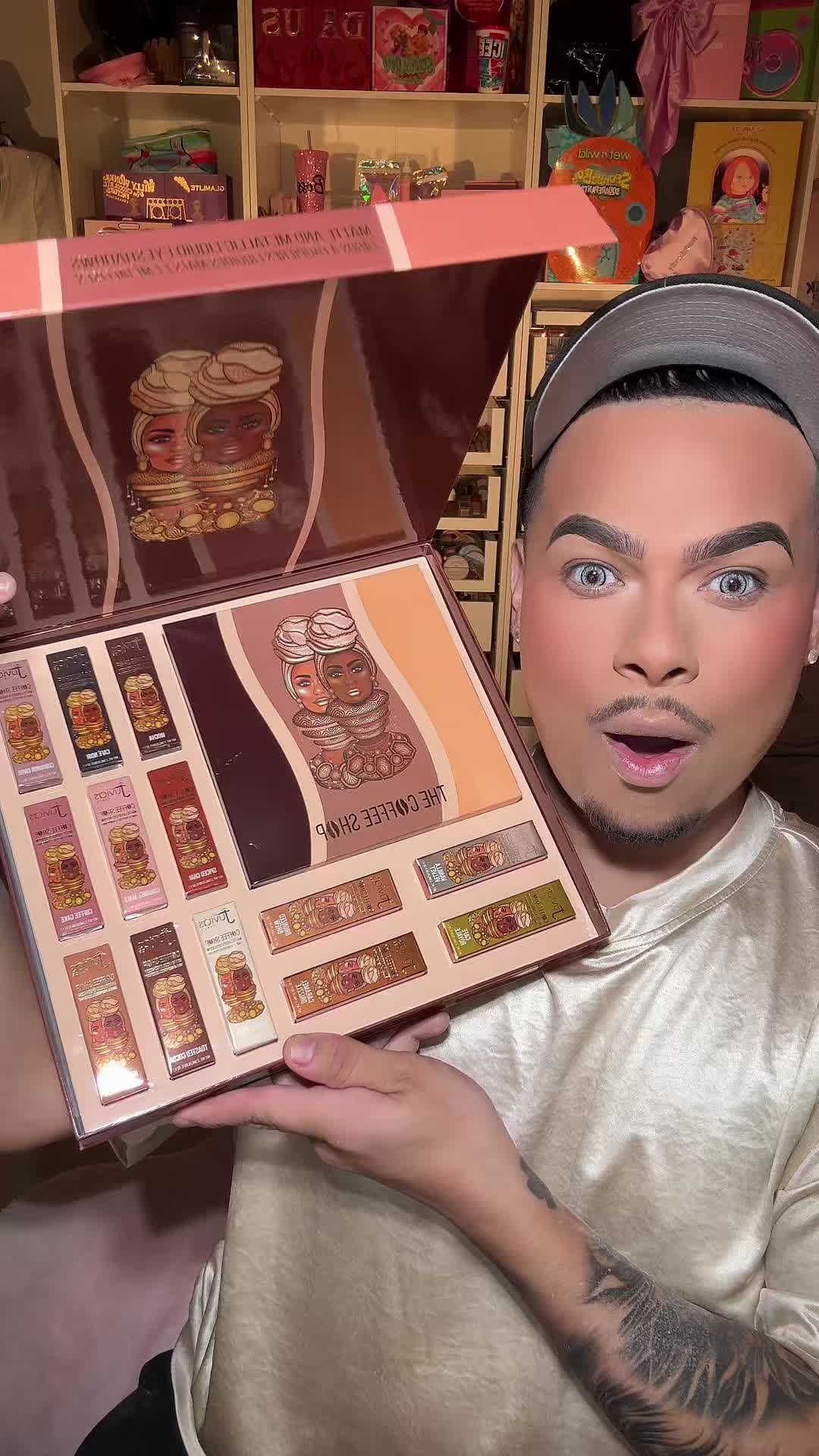 TikTok post by @theeblingkingoffical for Juvia’s Place. Caption reads: WOW THE LIQUID EYESHADOWS ARE ARE SO PIGMENTED....