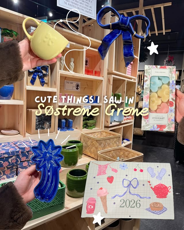 Instagram post by @stephkaluza for Søstrene Grene. Caption reads: ad a recent visit to one of my favourite stores ⭐️....