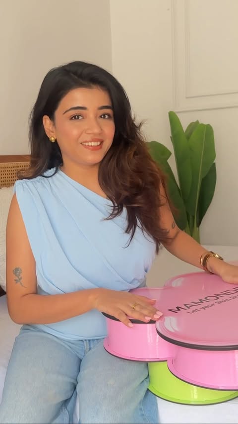Instagram post by @gaurieerohatgi for Mamonde. Caption reads: [...] a new K-beauty favourite, and Mamonde’s Rose....