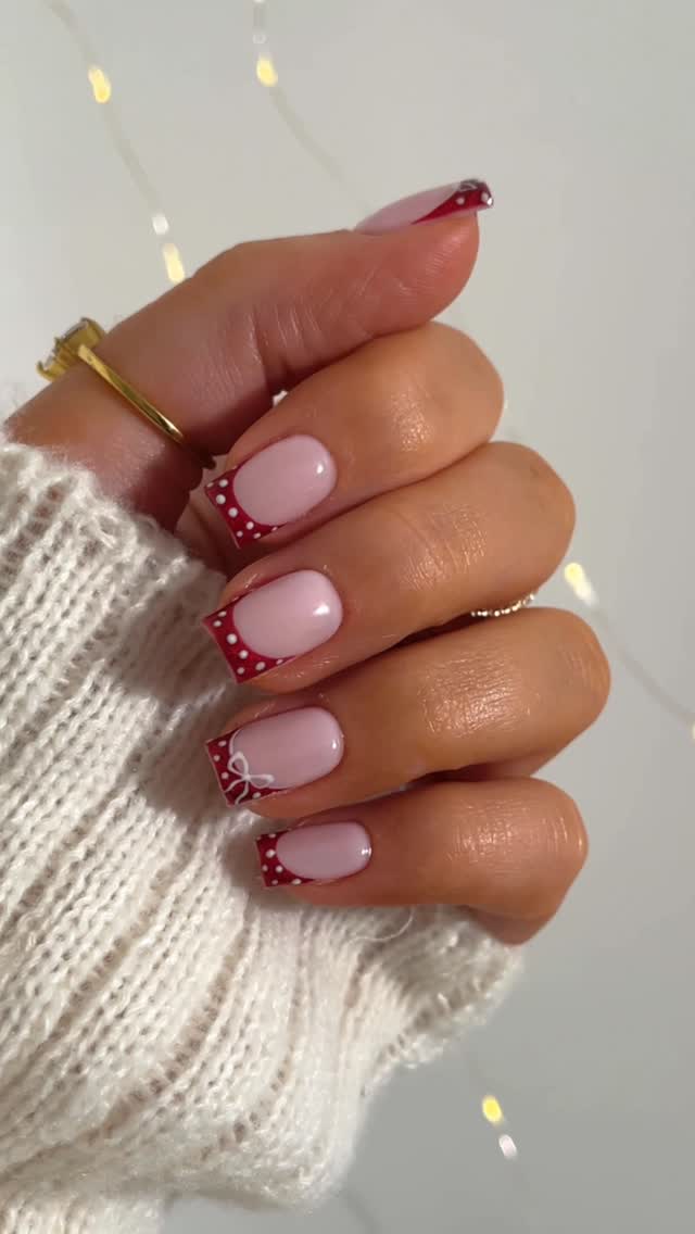 Instagram post by @by_hannahtaylor for Indigo Lune. Caption reads: A cutesie polkadot and bow combo is always a win....