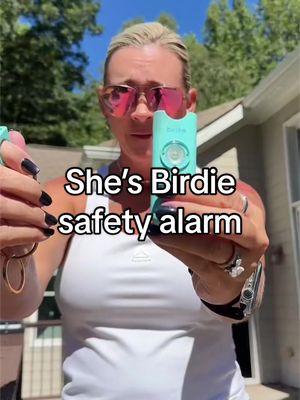 TikTok post by @meeks_mommy for She’s Birdie. Caption reads: [...] your lives! #SafetyAlarm SafetyAlert @She’s....