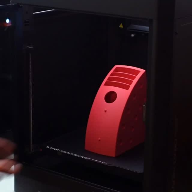 Instagram post by @gazzaladradesign for ELEGOO. Caption reads: [...] on the Centauri carbon from @elegoo ,who....