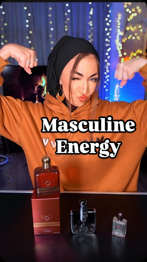 Instagram post by @cypriotsisterscents for Elyon Dubai. Caption reads: [...] @armanibeauty @wpp 
- Himeros by Elyon Dubai....