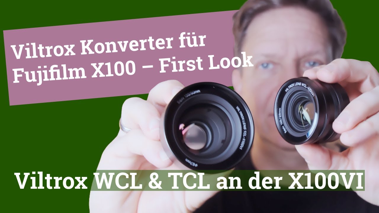 YouTube post by @Jayshooter_photo for Viltrox. Caption reads: Viltrox converters for Fujifilm X100 – First [...].