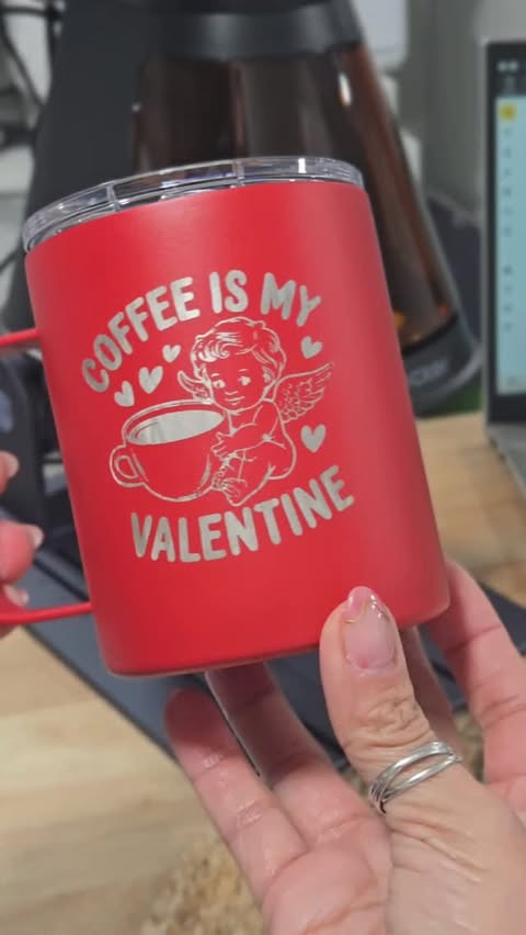 Instagram post by @jessdesigningforyou for LaserPecker. Caption reads: First time using the rotary tool on my LaserPecker....