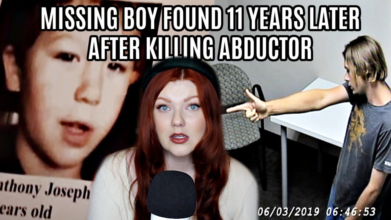 YouTube post by @BrookeMakenna for Esquire. Caption reads: “I Just Killed My Dad” Boy Abducted for 11 Years....