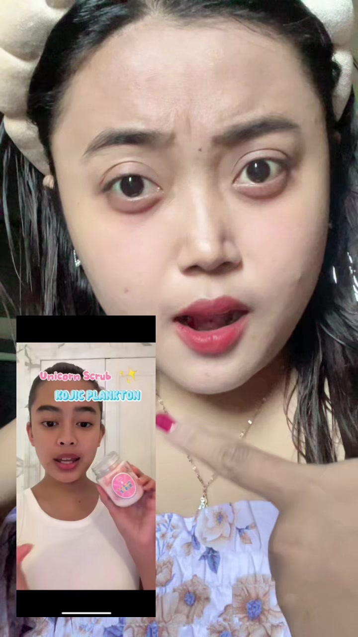 TikTok post by @dellaacomel for Kojic Plankton Original. Caption reads: [...] #fypp #kojicplankton @Kojic Plankton....