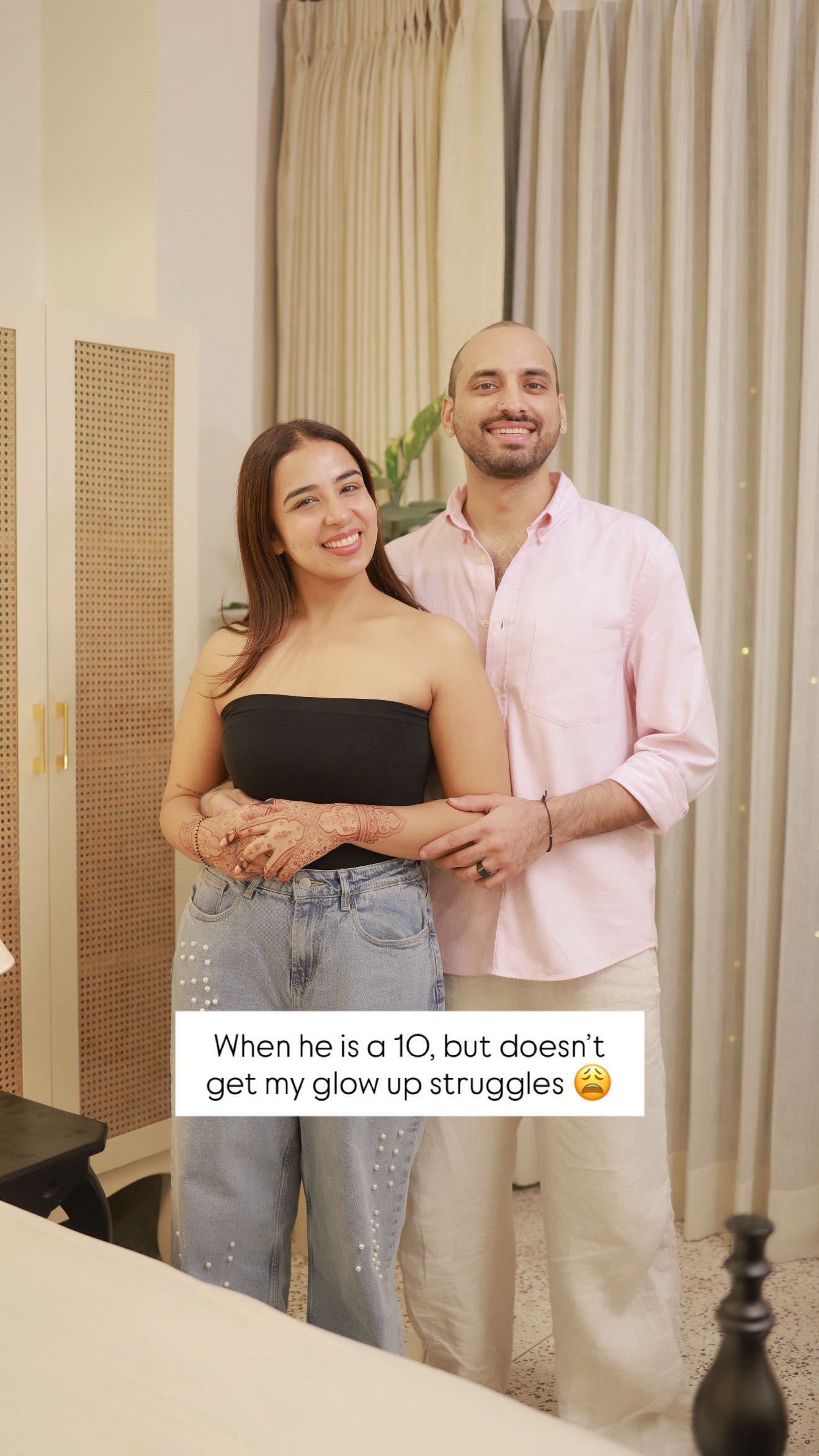 Instagram post by @devanshkamboj for Urban Company. Caption reads: // Glow karna bhi to zarori
Hai na, samjhao koi....