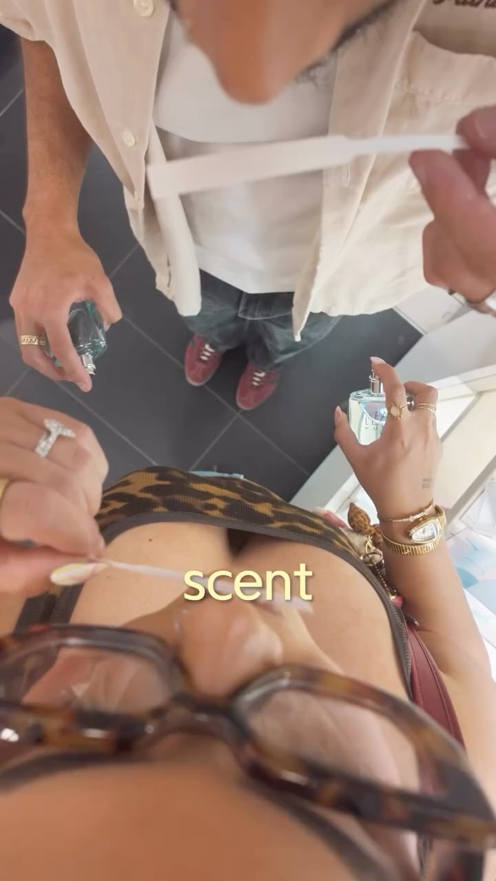 Instagram post by @carobiparada for Jcpenney. Caption reads: his & hers fragrance except its the same one from....