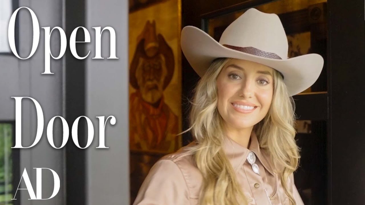 YouTube post by @Archdigest for Architectural Digest. Caption reads: [...] Nashville Home | Open Door | Architectural....