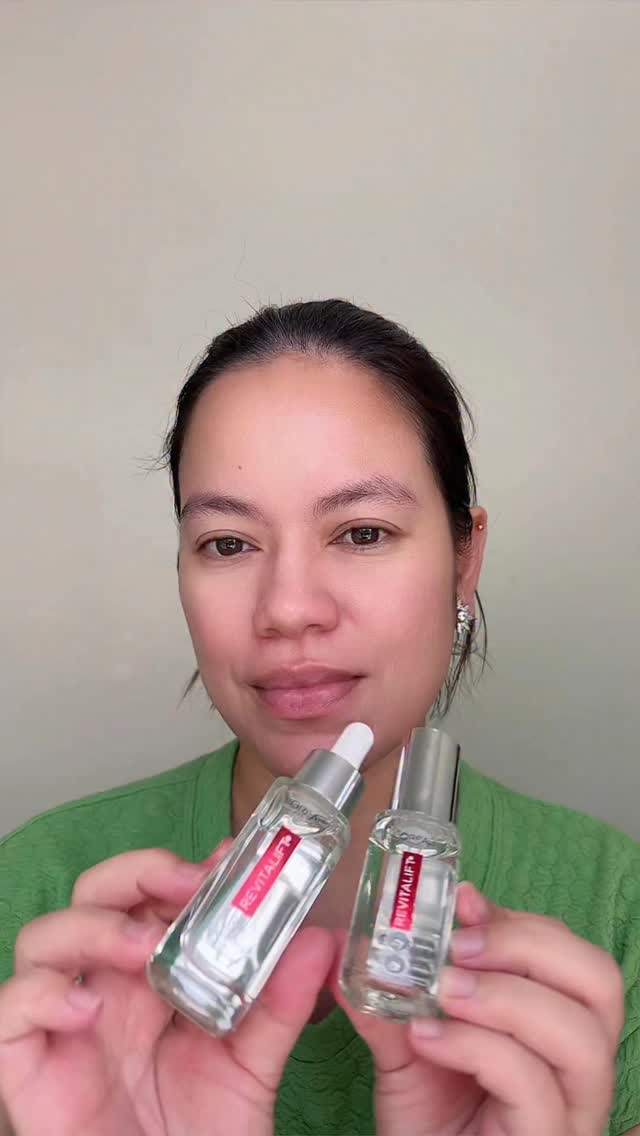 Instagram post by an influencer for L'Oréal Paris. Caption reads: Hydration and brightness in one duo I actually....