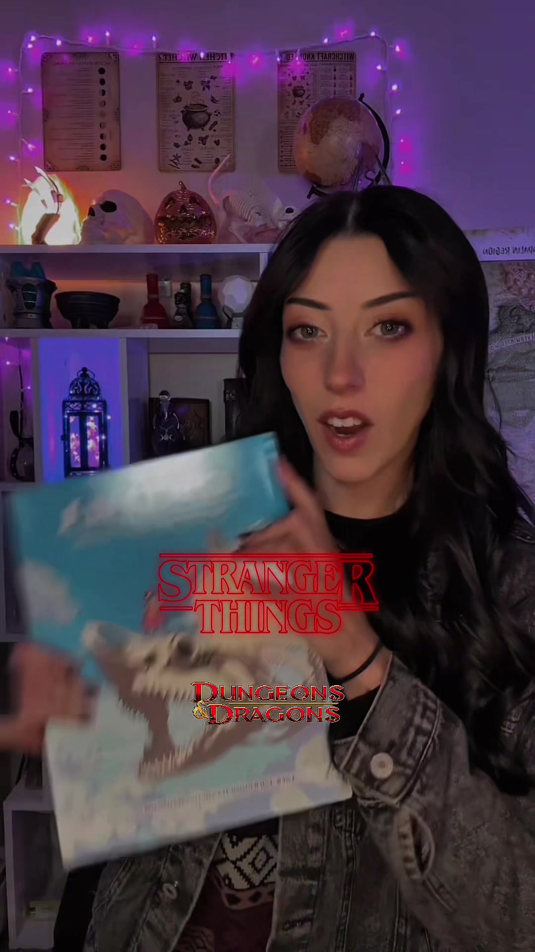 TikTok post by @rikkichuu for 1985 Games. Caption reads: [...] Things D&D campaign in Obojima??? 🤔 @1985....